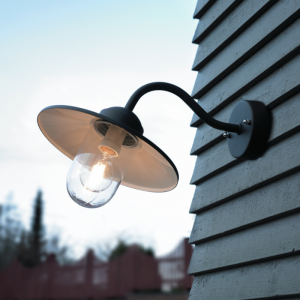 Karlstad applique extérieure noire - Norlys